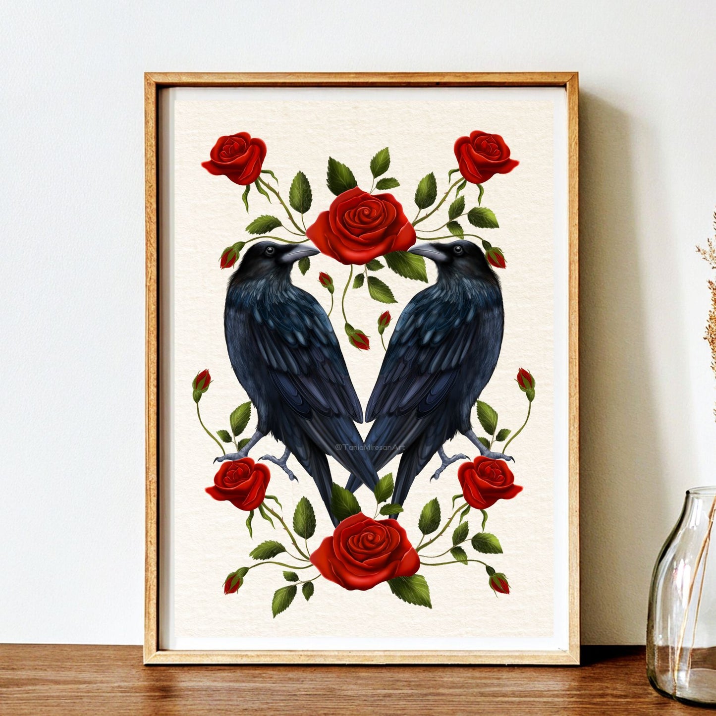 Raven Couple Fine Art Print