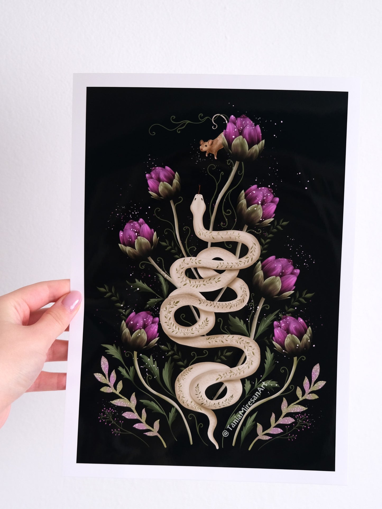 Snake & Mouse Glossy Print