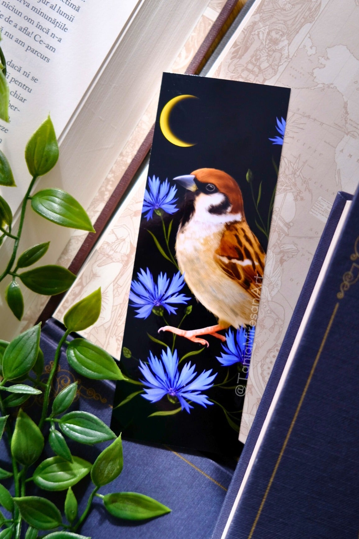Sparrow Bookmark