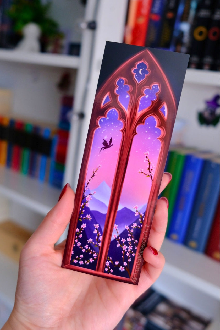 Spring Window Fantasy Bookmark