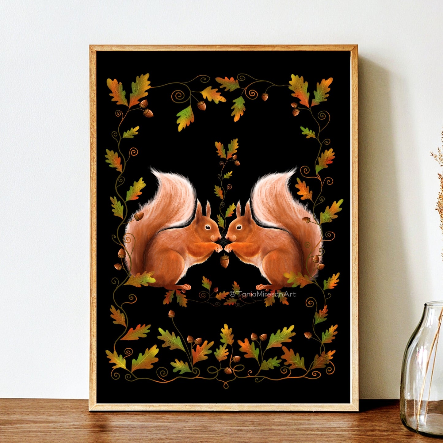 Squirrel Couple Fine Art Print