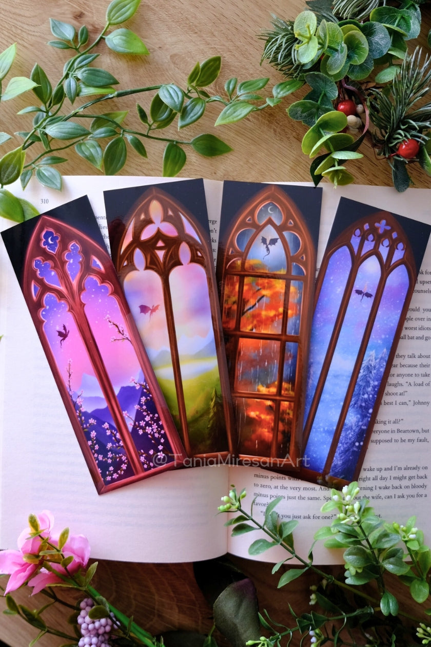 The Seasons Fantasy Bookmarks