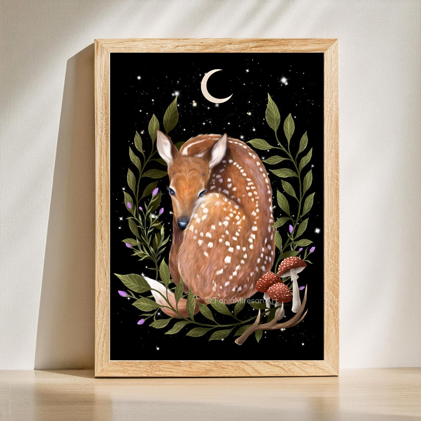 Whimsical Deer Fine Art Print