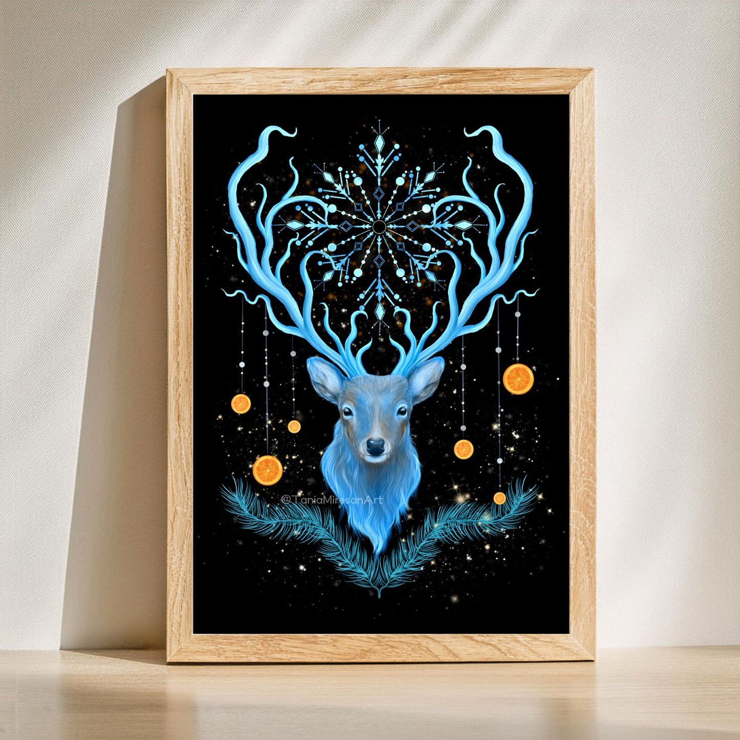 Winter Deer Fine Art Print