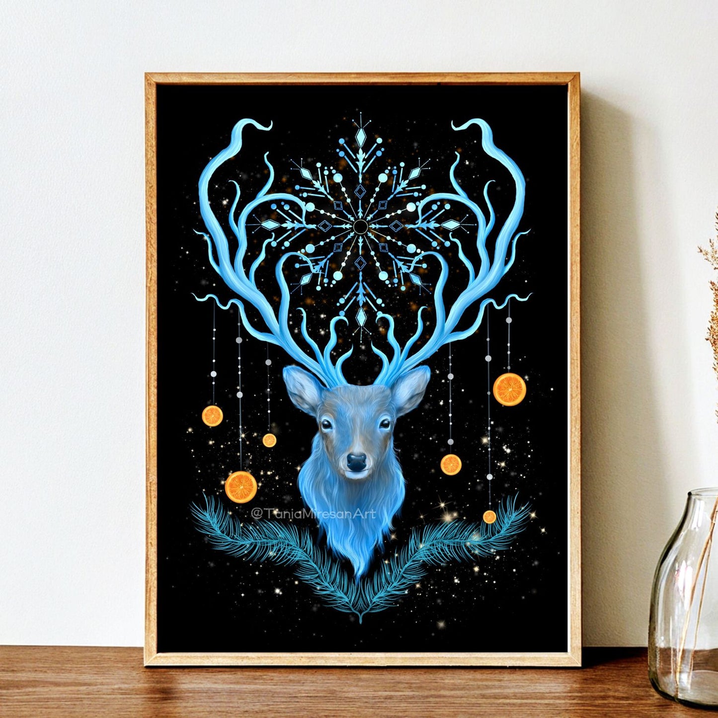 Winter Deer Fine Art Print