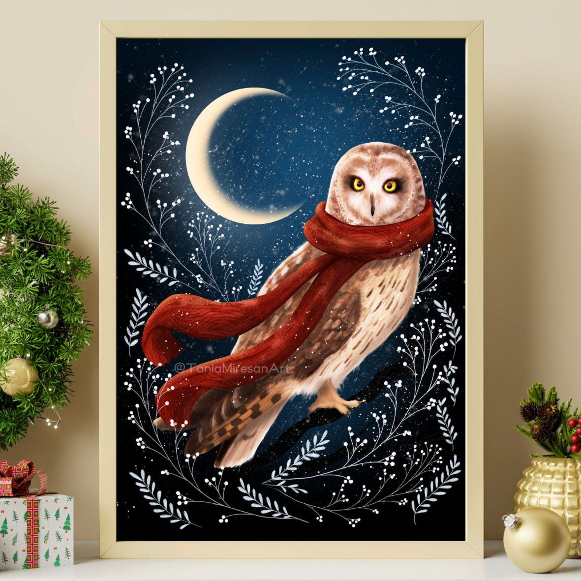 Winter Owl Fine Art Print