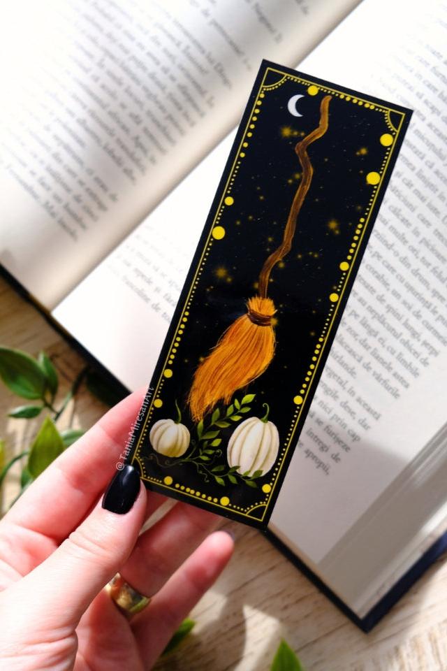 Witch Broom Bookmark