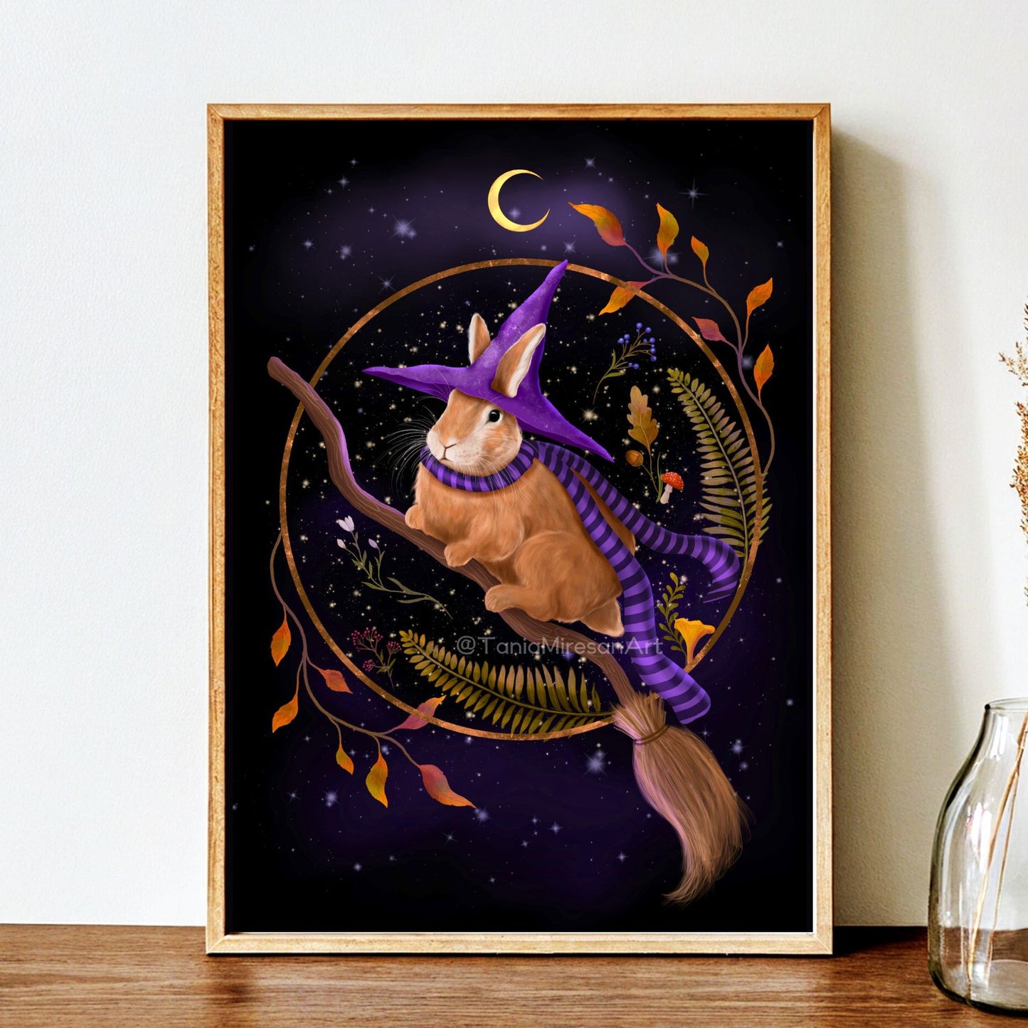 Witch Bunny Fine Art Print