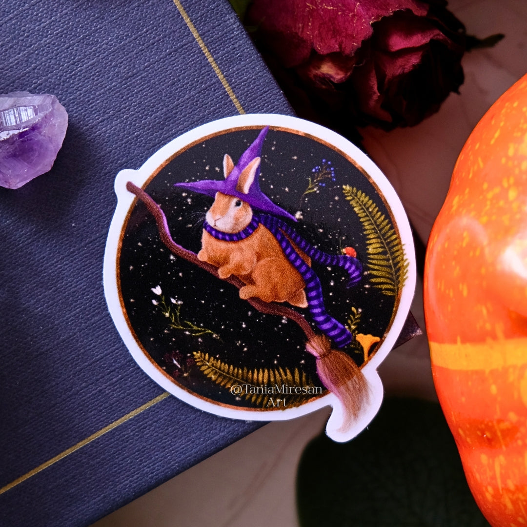Witch Bunny Sticker