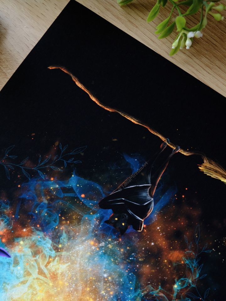 Witch Cats Fine Art Print