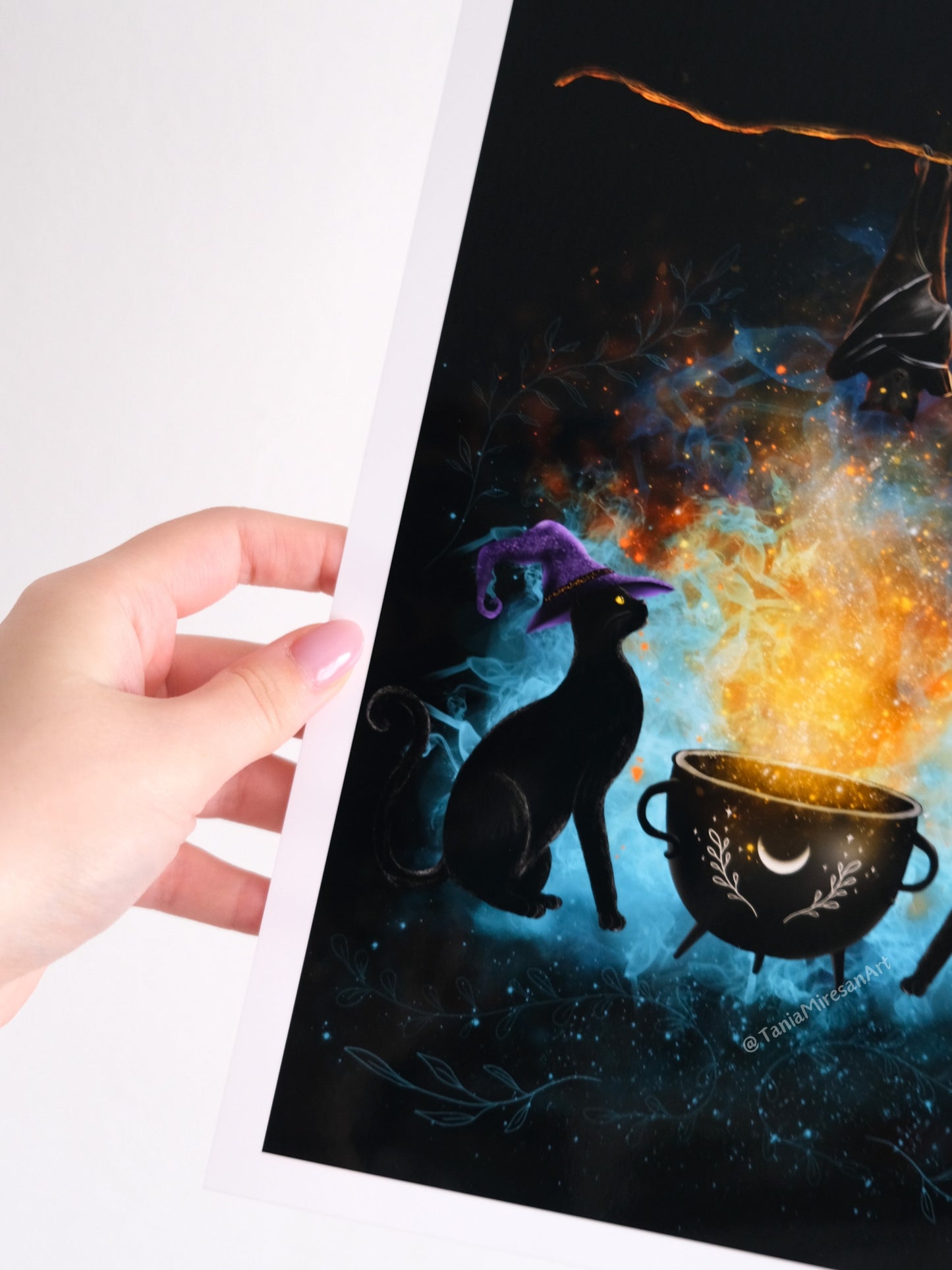 Witch Cats Glossy Print