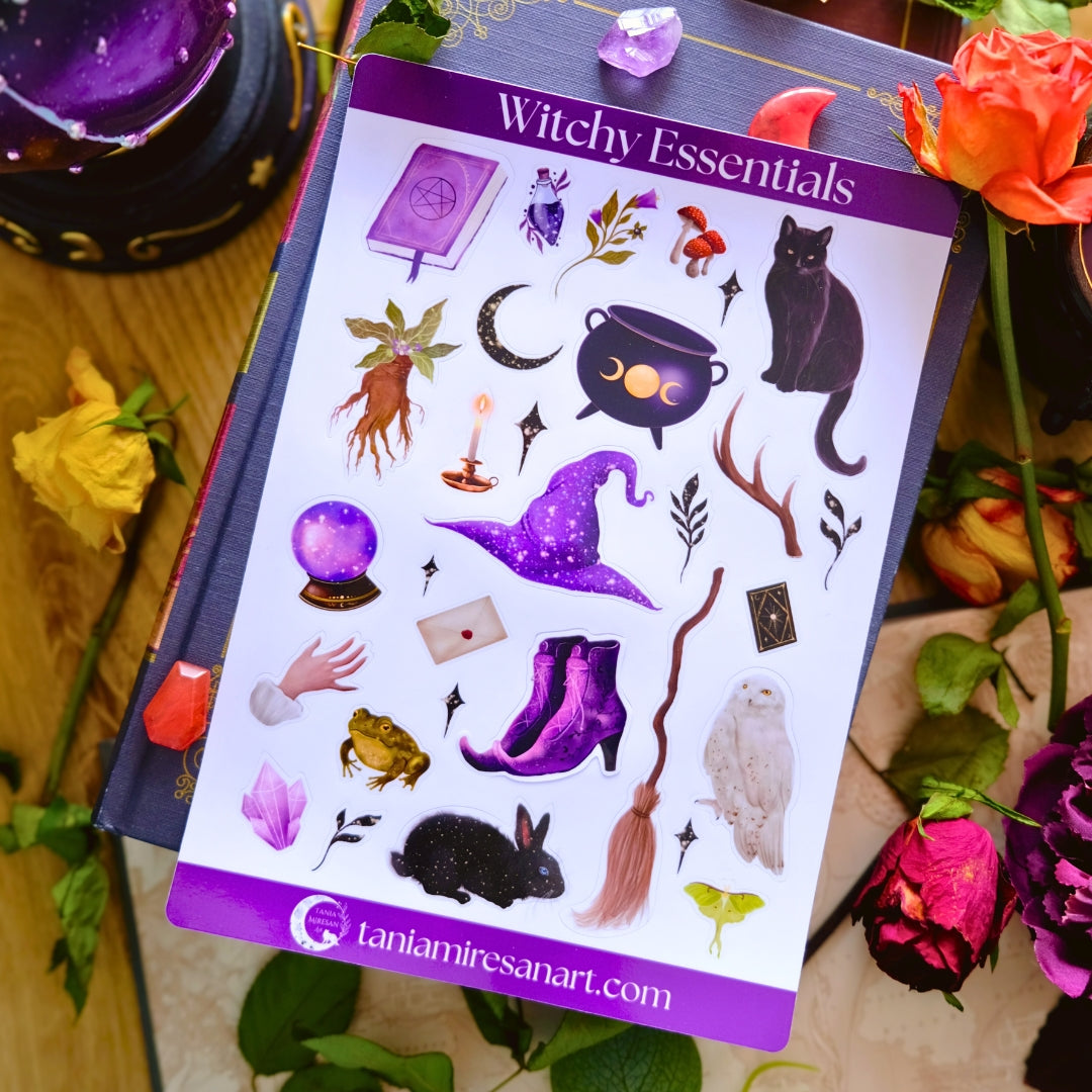 Witchy Essentials Sticker Sheet