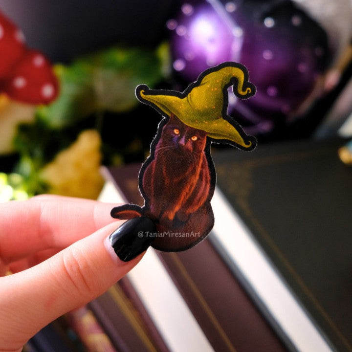 Witchy Cat Sticker