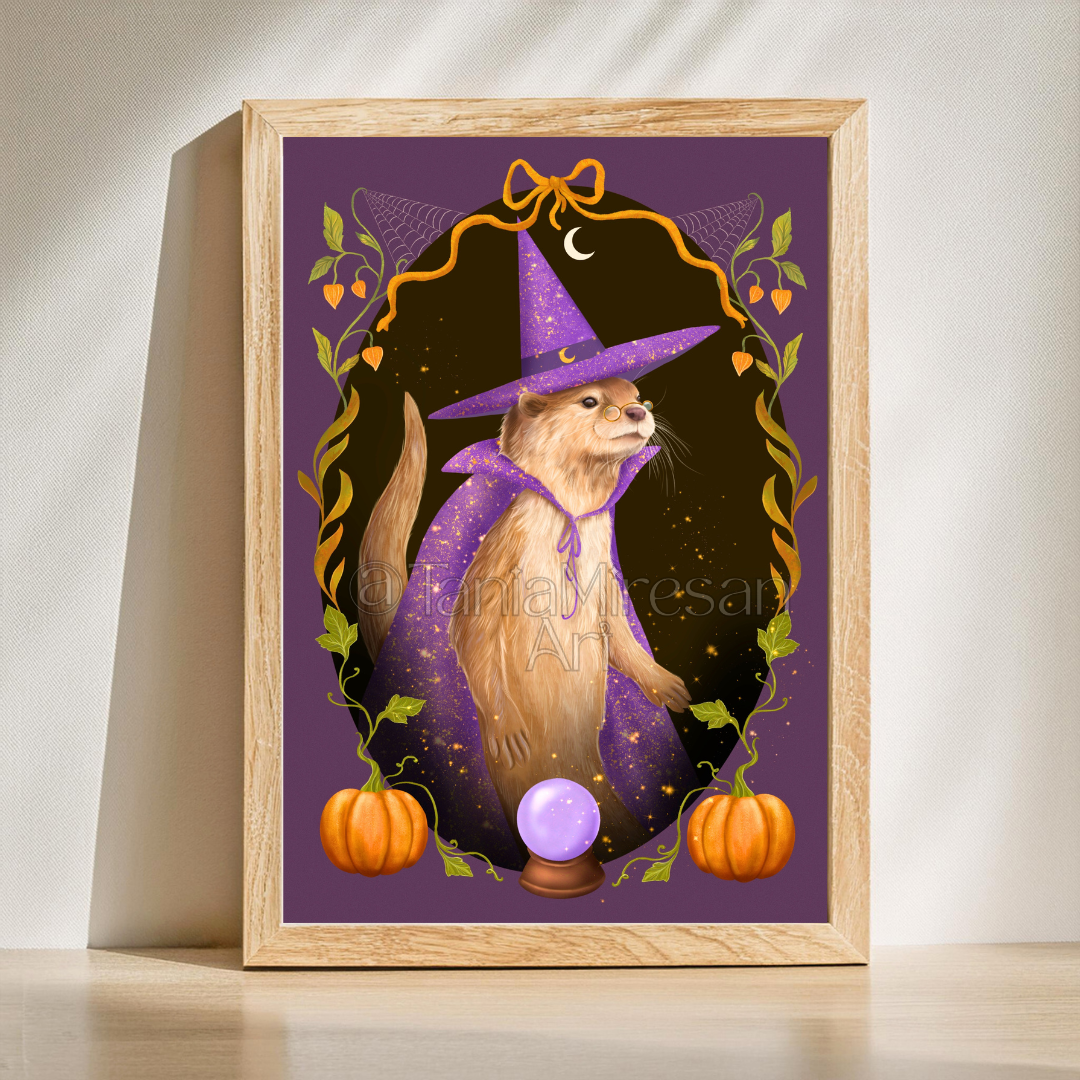 Witchy Otter Fine Art Print
