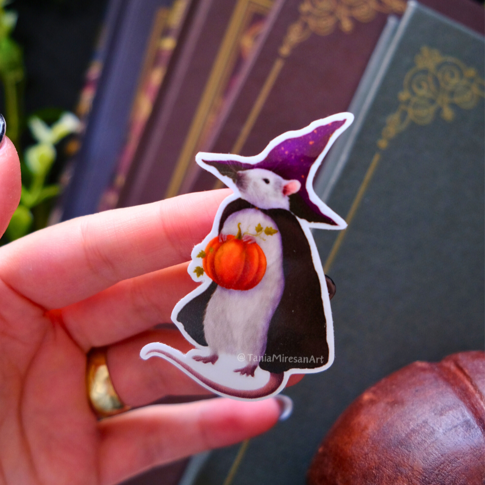Witchy Rat Sticker