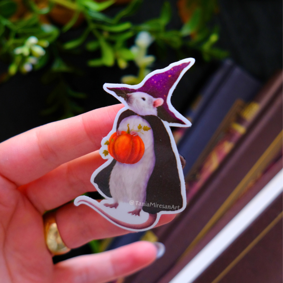 Witchy Rat Sticker