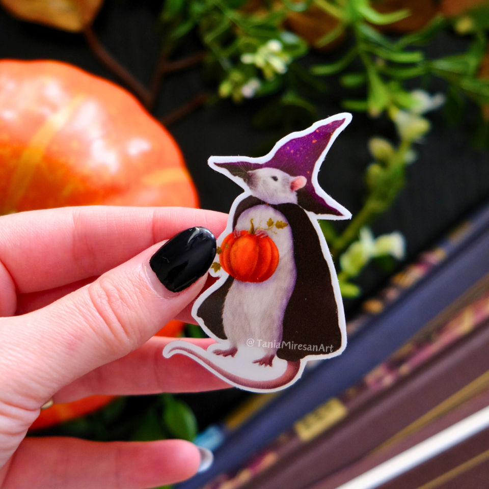 Witchy Rat Sticker