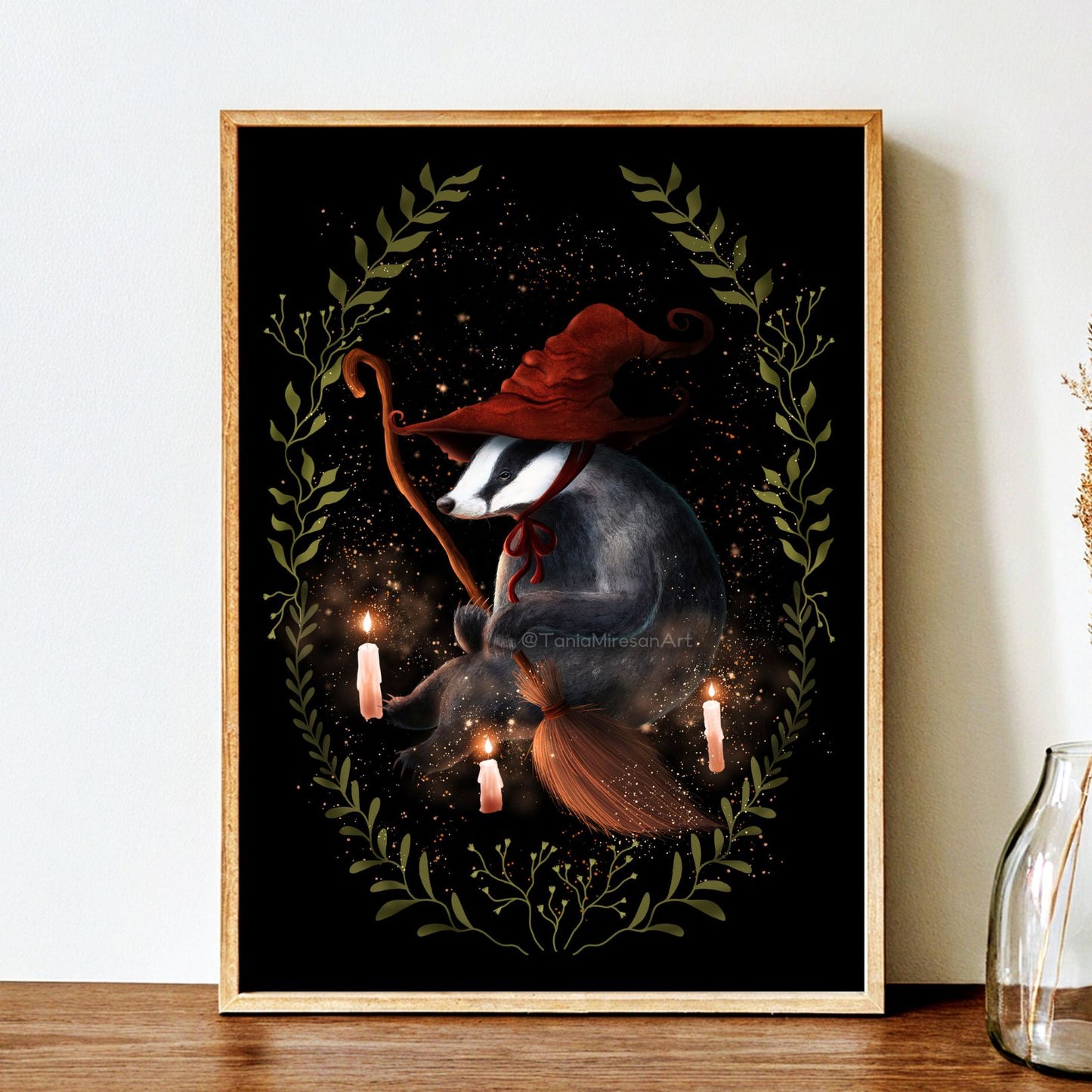 Wizard Badger Fine Art Print