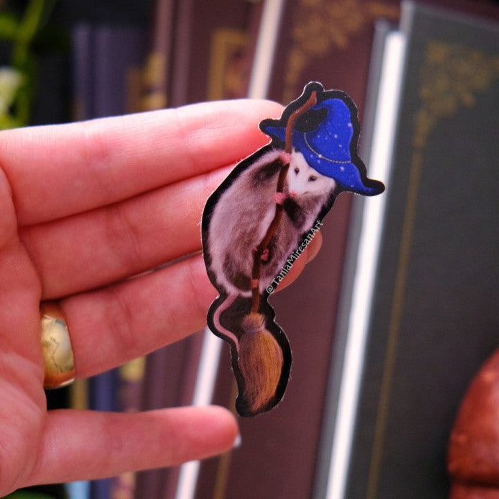 Wizard Opossum Sticker