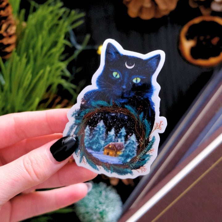 Yule Cat Sticker