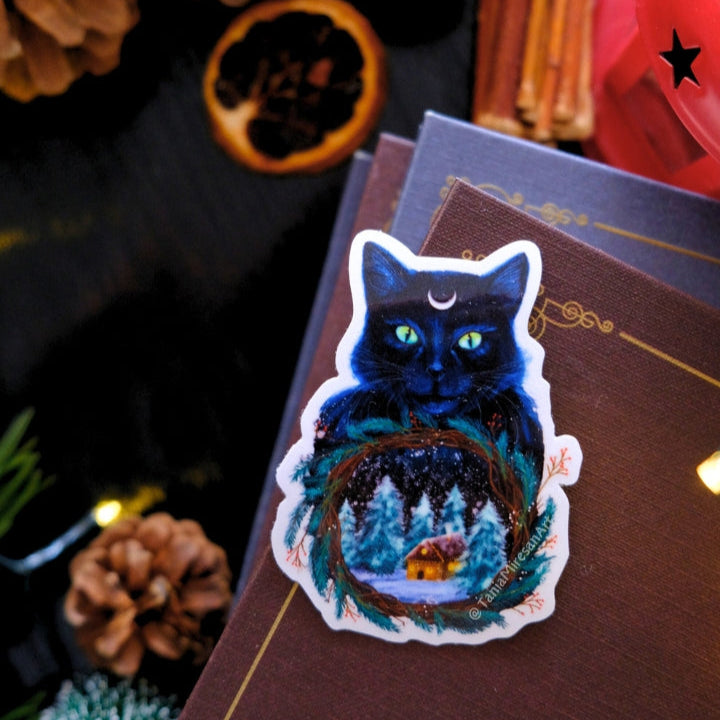 Yule Cat Sticker