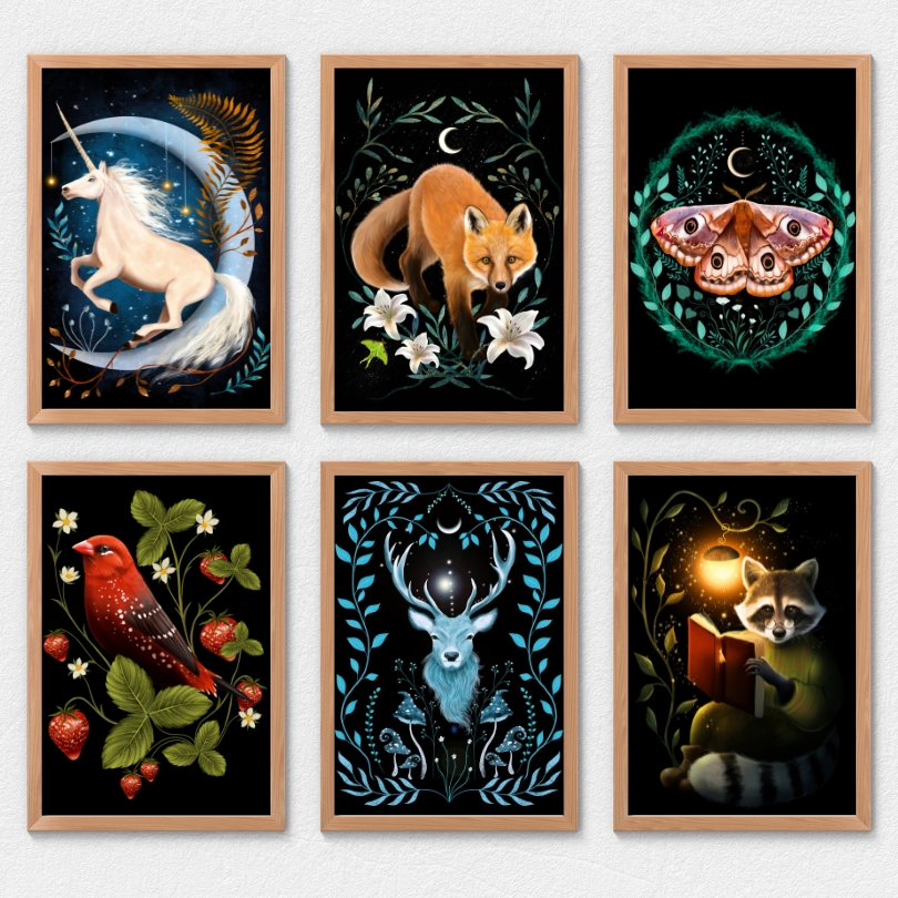 Collection of Fine Art Prints inspired by nature and magic.