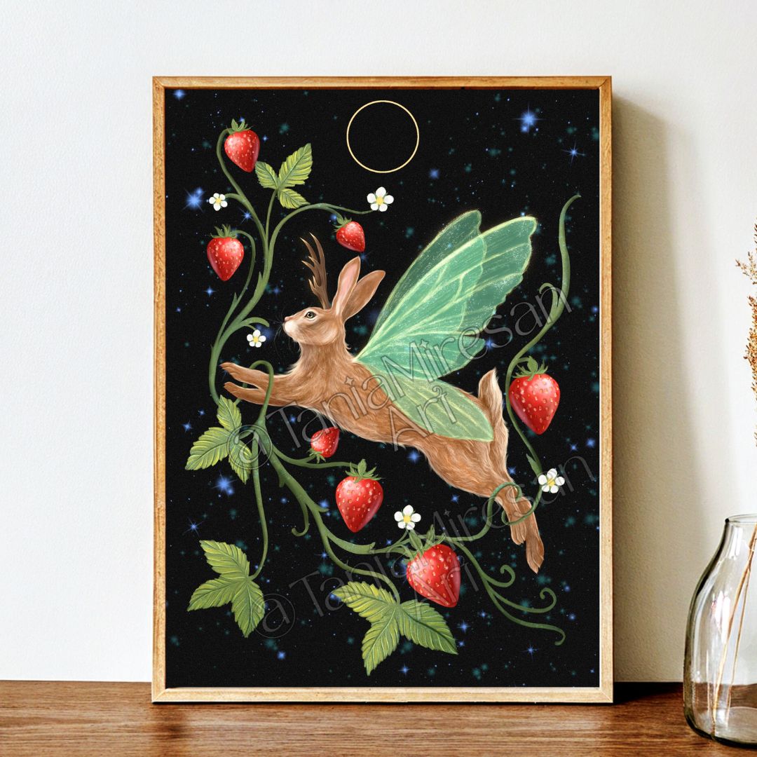 Fairy Hare Fine Art Print