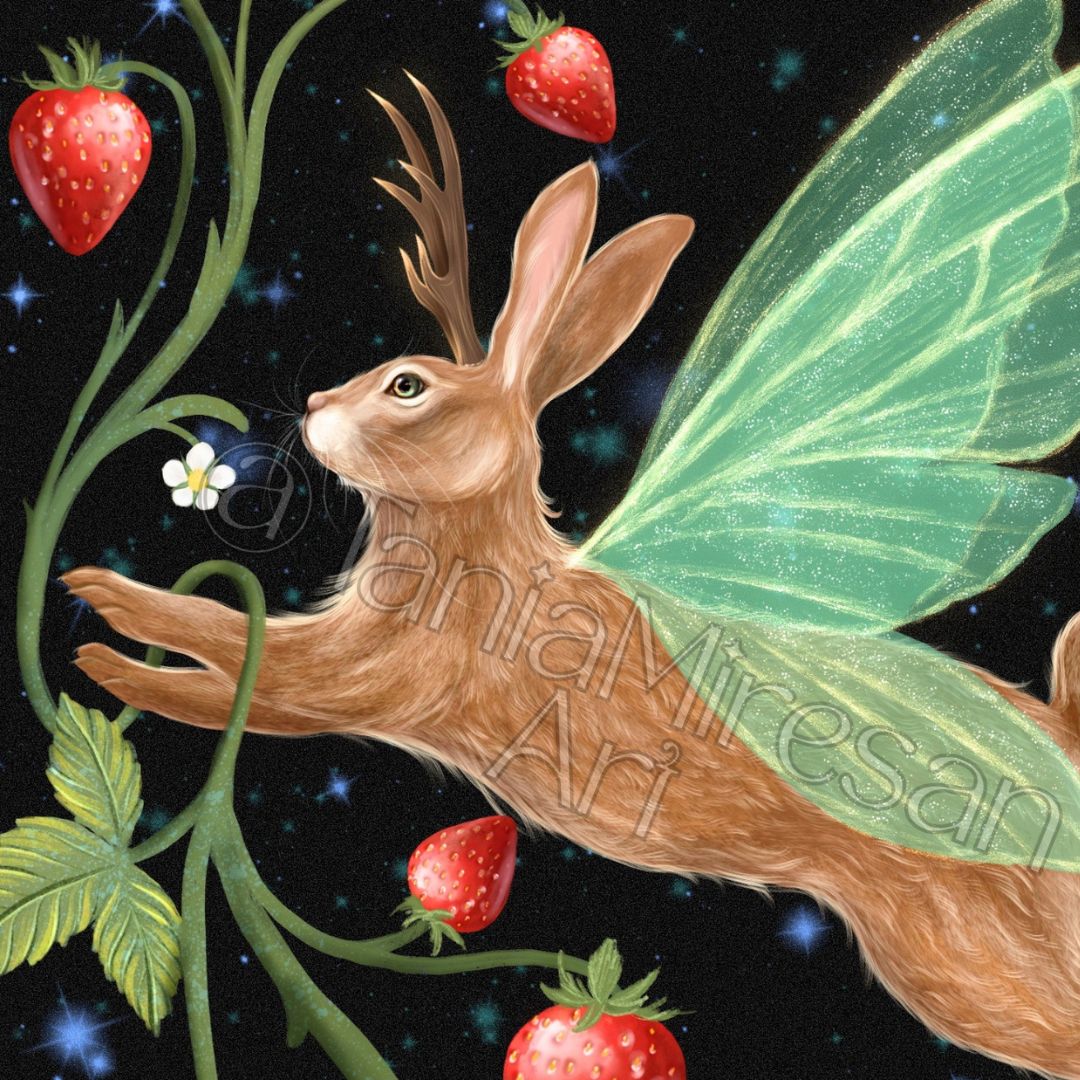 Fairy Hare Fine Art Print