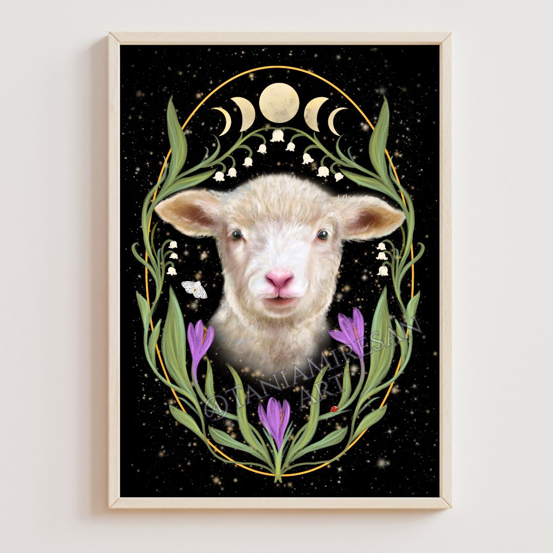 Lucien the Lamb Fine Art Print
