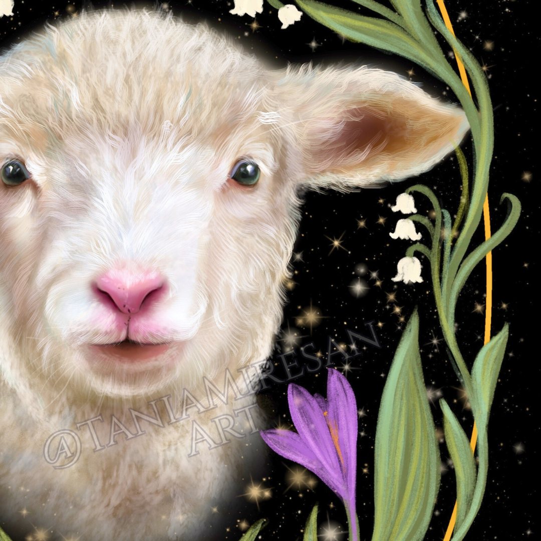 Lucien the Lamb Fine Art Print