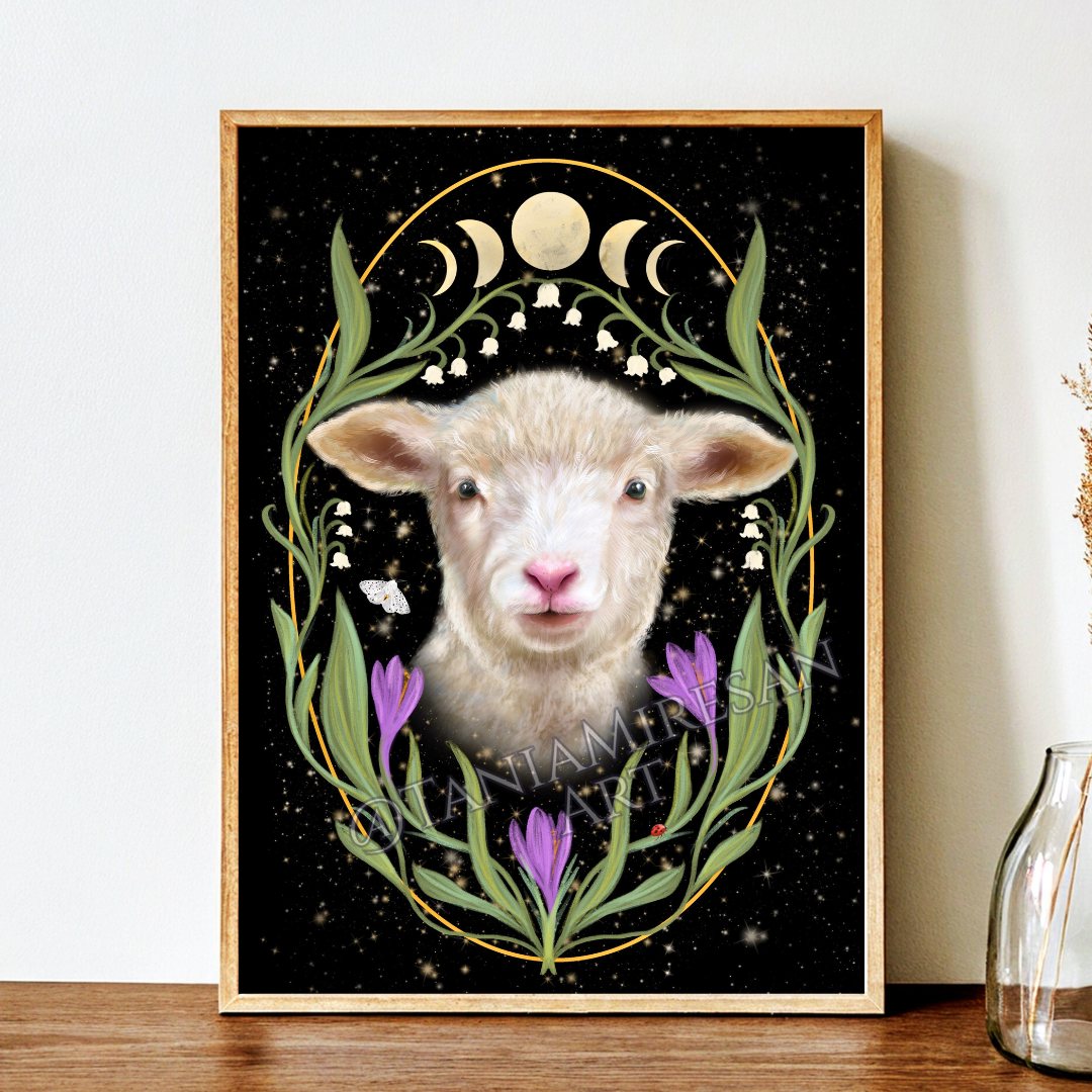 Lucien the Lamb Fine Art Print