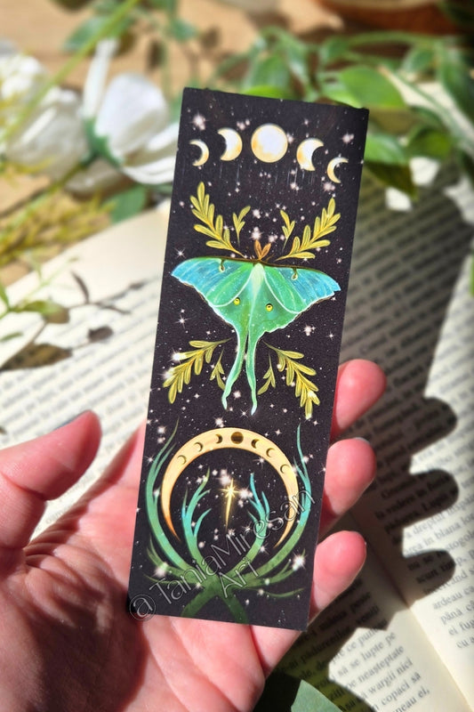 Luna Moth Bookmark
