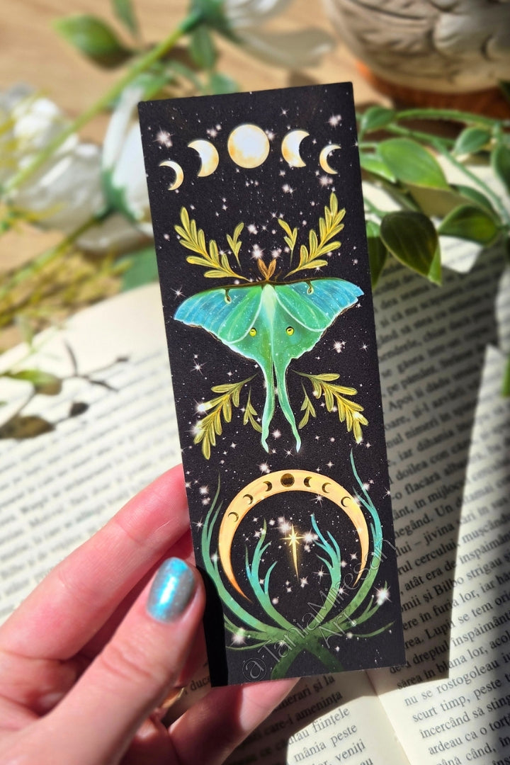 Luna Moth Bookmark