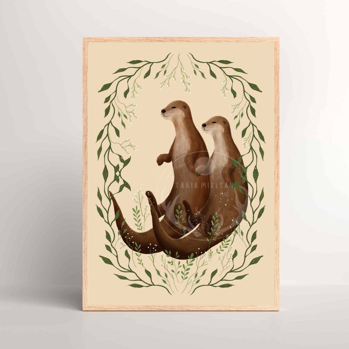 Otter Couple Fine Art Print