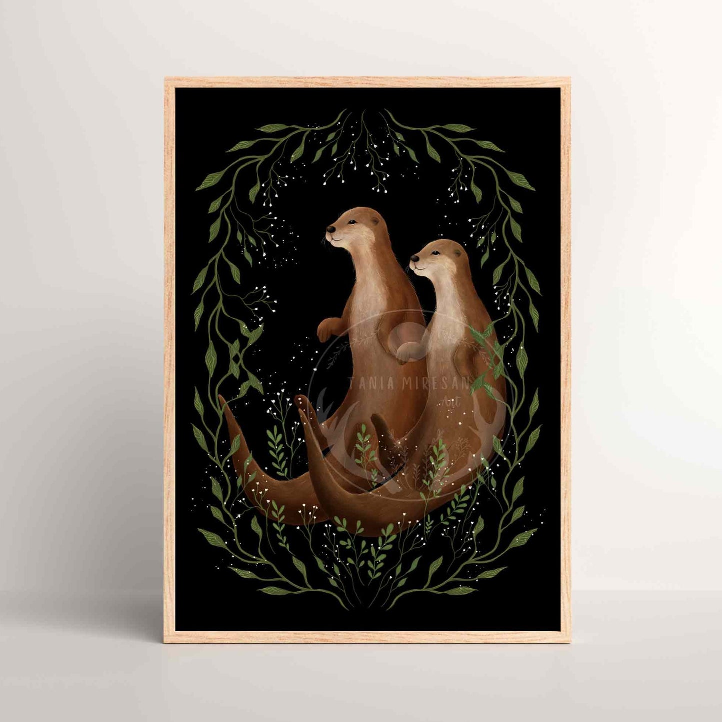 Otter Couple Fine Art Print