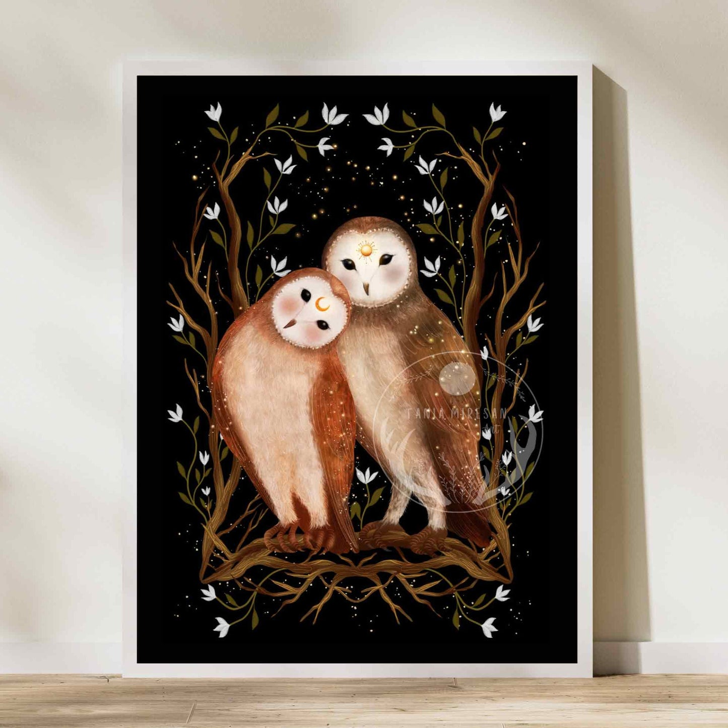 Owl Couple Fine Art Print