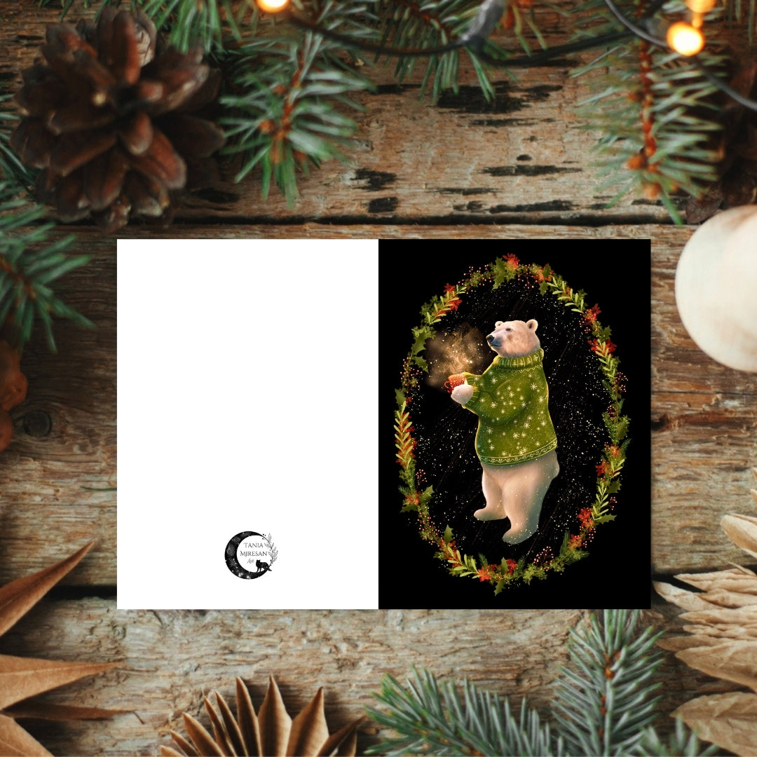 Polar Bear Christmas Card