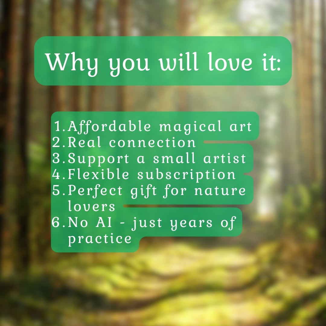 The Enchanted Mail Club - Monthly Art Subscription