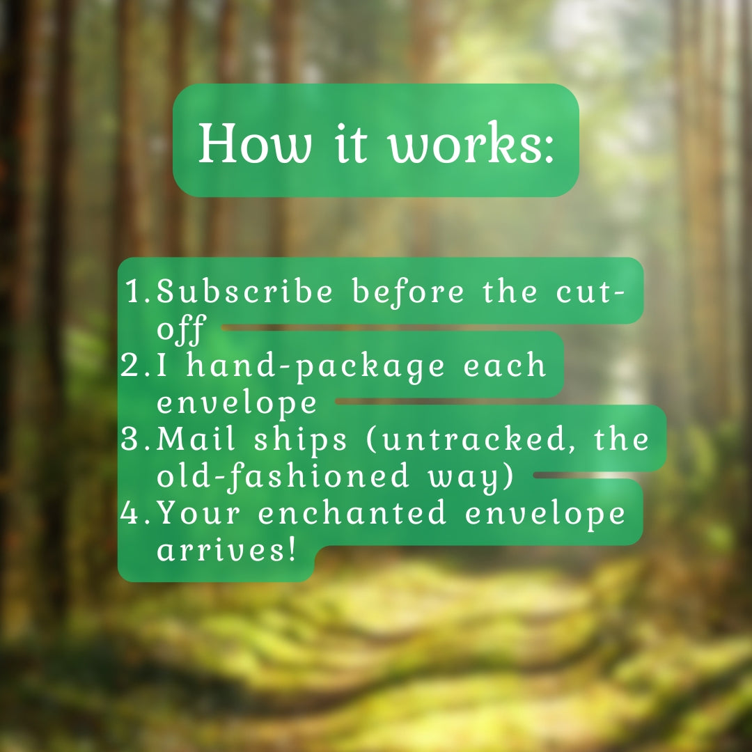 The Enchanted Mail Club - Monthly Art Subscription