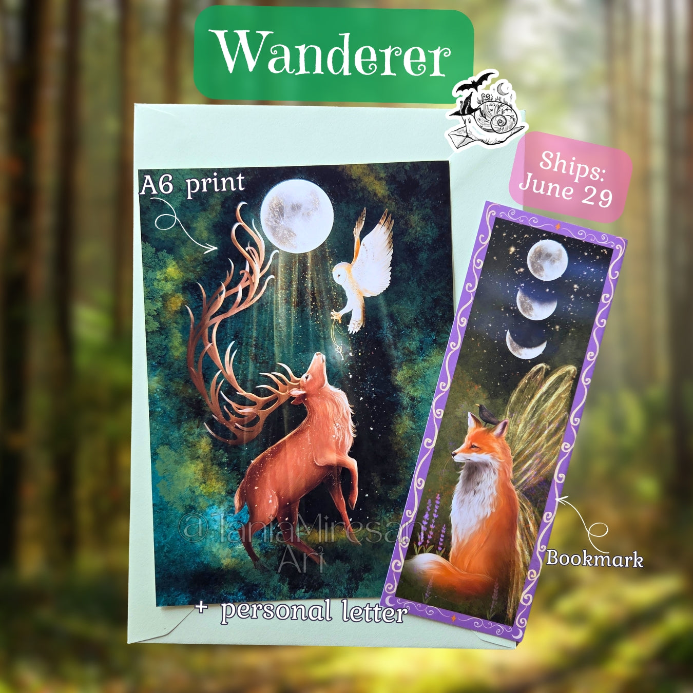 The Enchanted Mail Club - Monthly Art Subscription