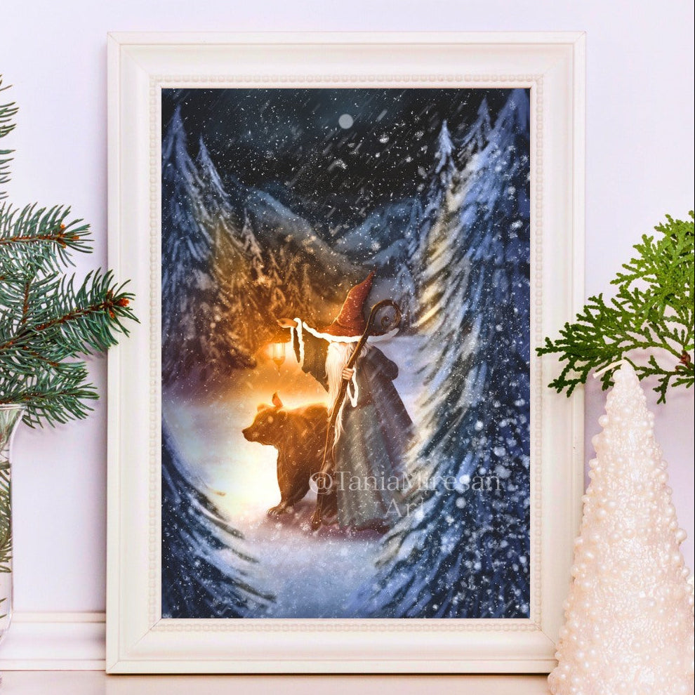 Winter Wizard Fine Art Print