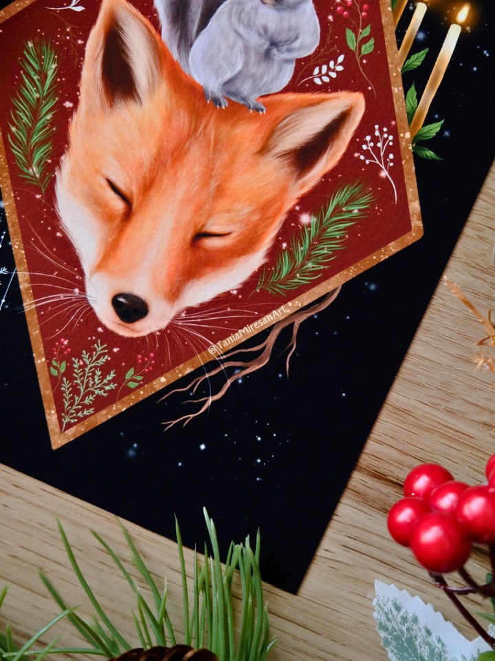 Christmas Fox Fine Art Print