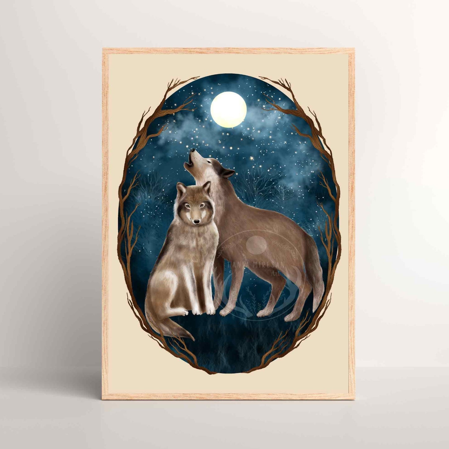 Wolf Couple Fine Art Print