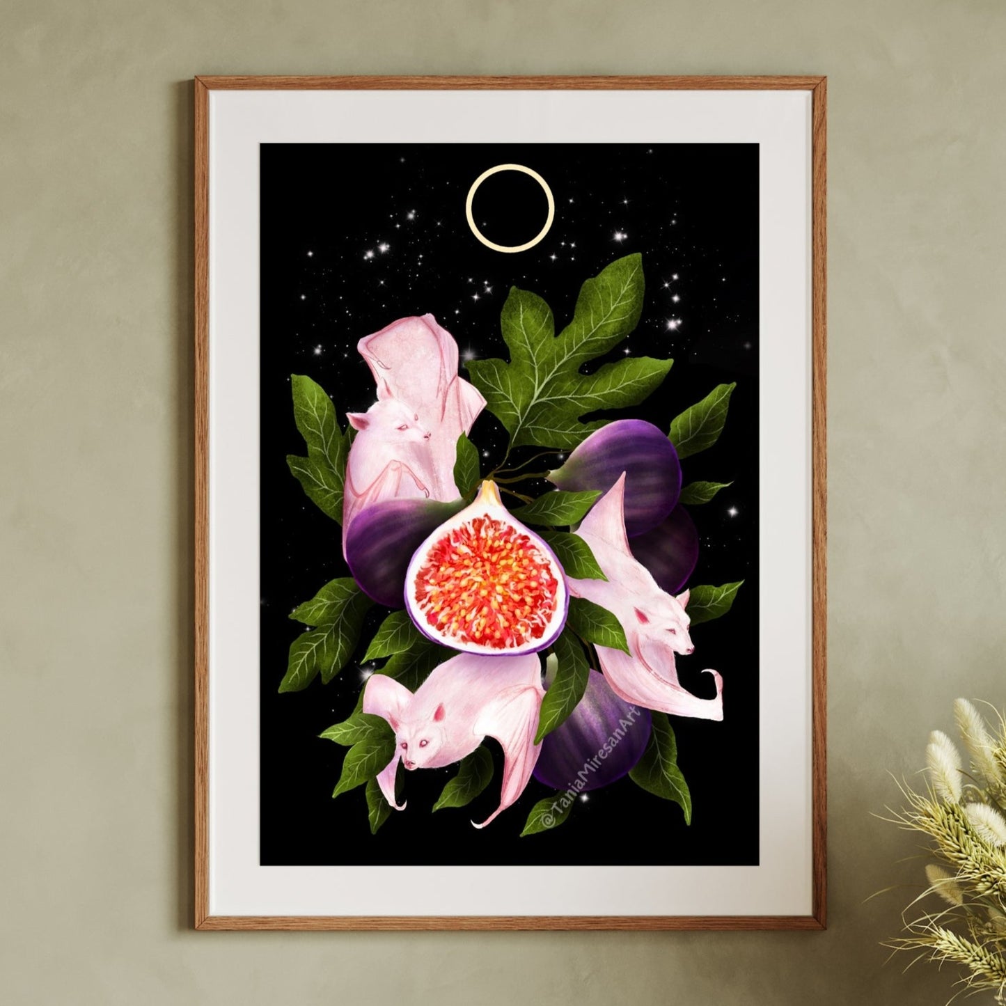 Albino Fruit Bats Fine Art Print