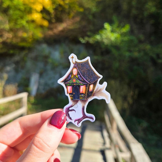Baba Yaga's Hut Sticker