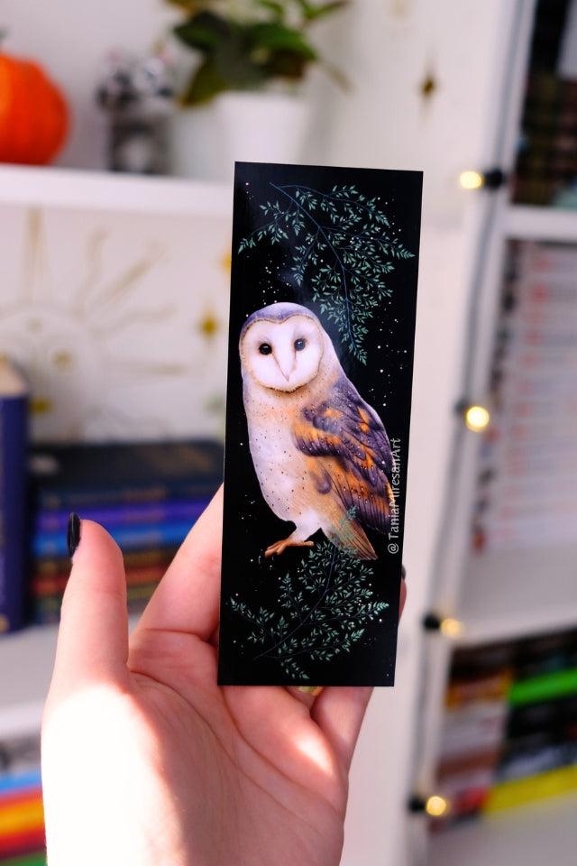 Barn Owl Bookmark