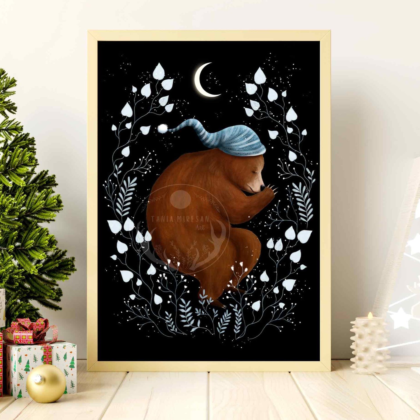 Bear Sleeping Fine Art Print