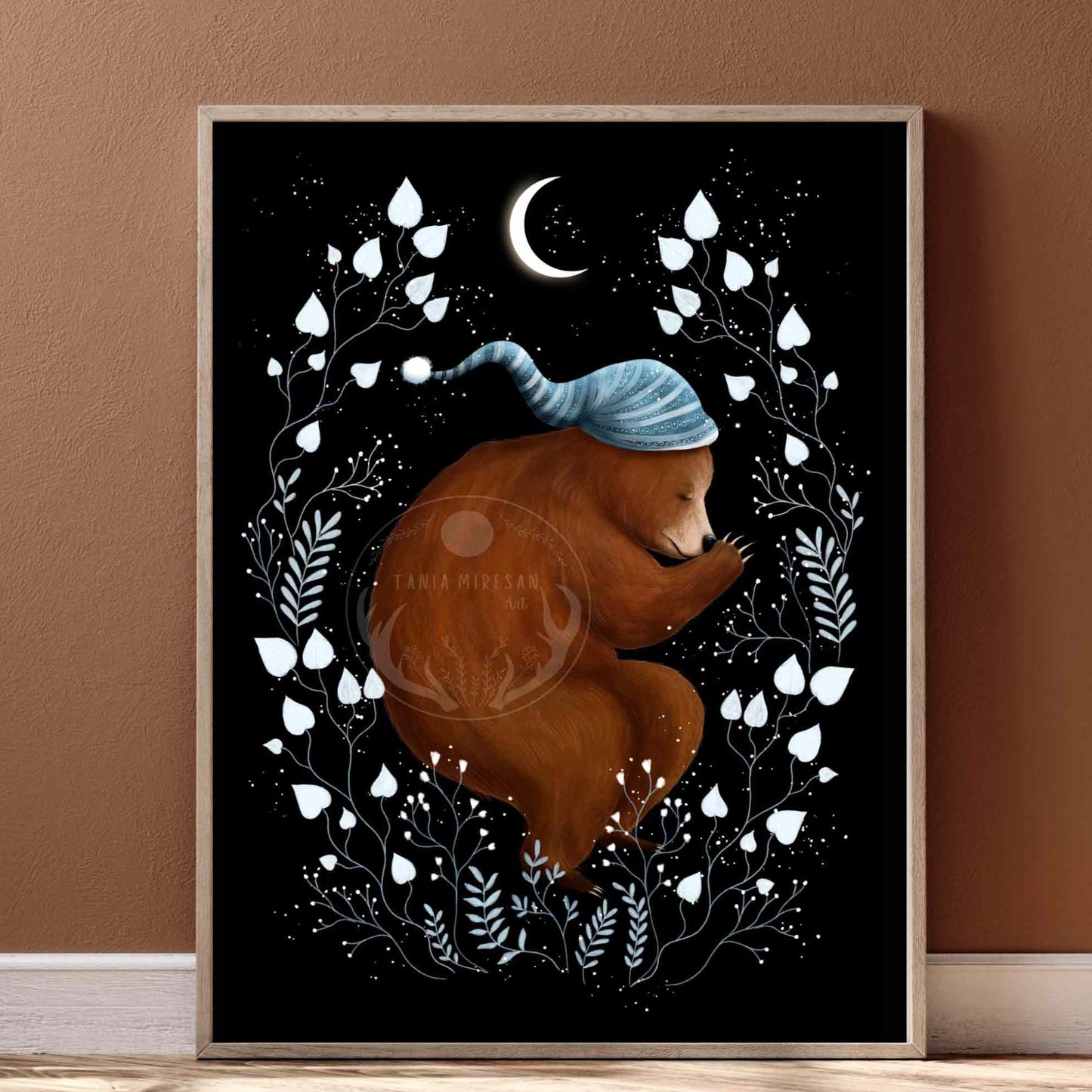 Bear Sleeping Fine Art Print