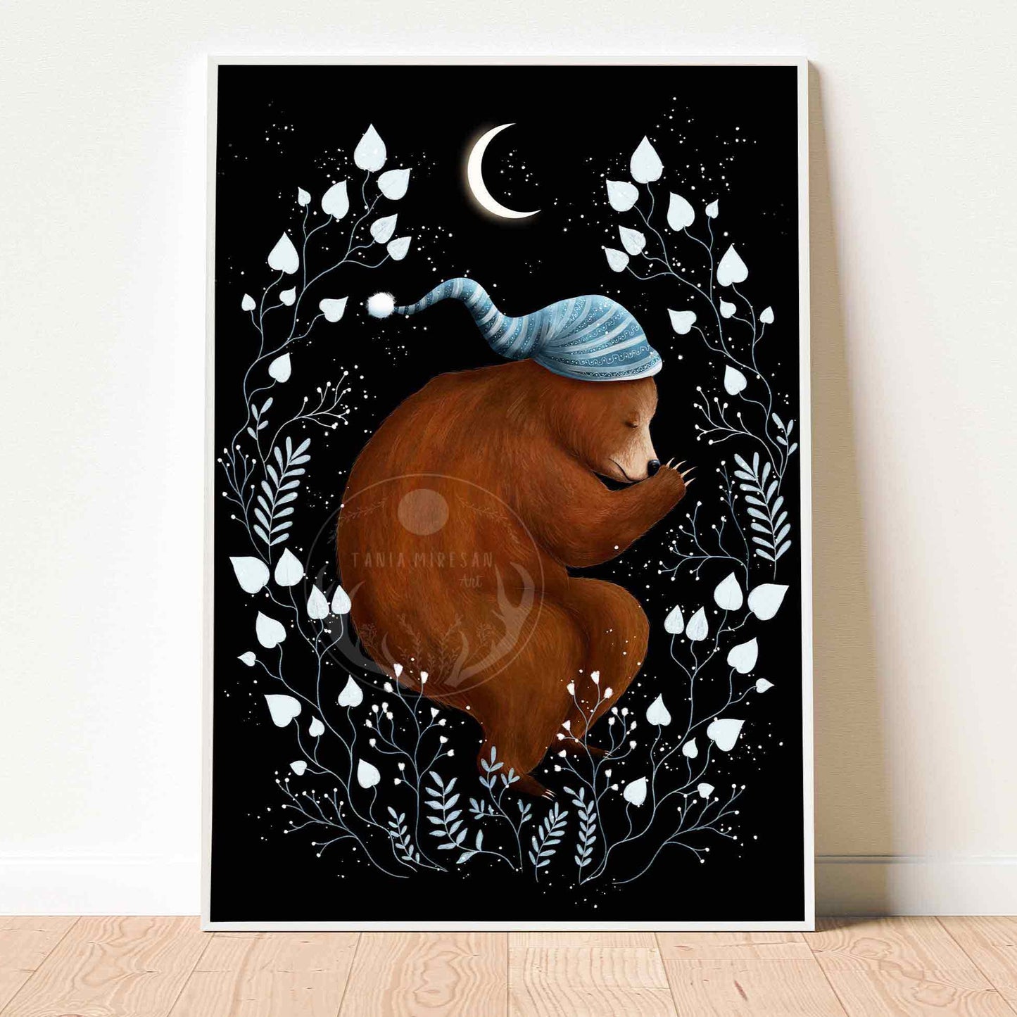 Bear Sleeping Fine Art Print