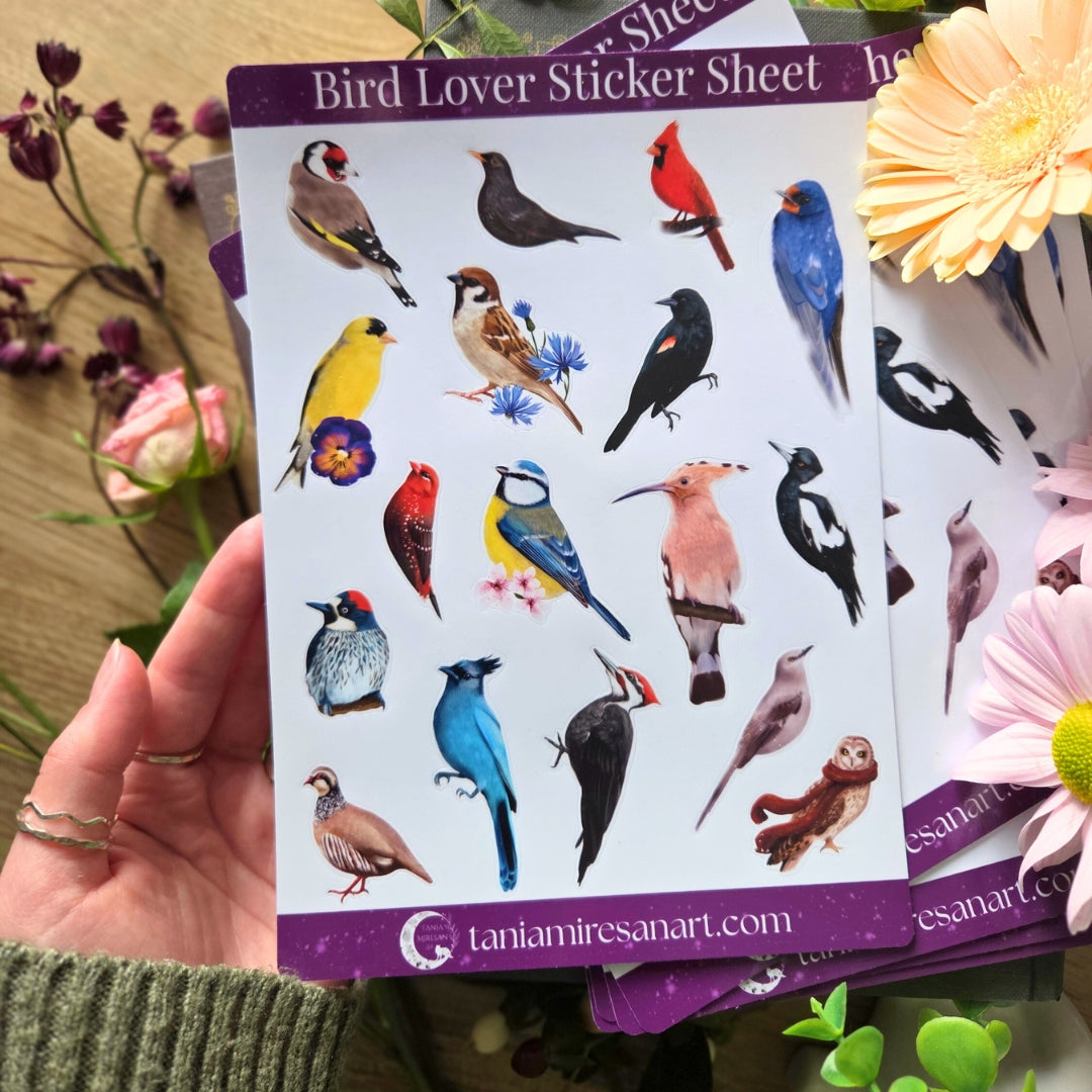 Bird Lover Sticker Sheet